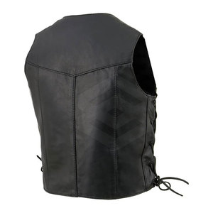Chaleco de Motocicleta de Cuero Personalizado, Chaleco de Motociclista de Cuero en Venta 2026 - Product Image 4