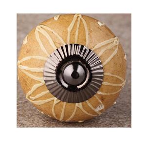 ลูกบิดเซรามิกทาสีมือมีสีและรูปแบบอื่นๆลูกบิดลิ้นชักดึงสำหรับบ้านสำนักงานครัวตู้ลูกบิด - Product Image 4