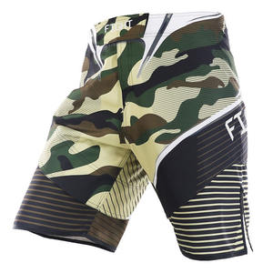 Servicios OEM, Precio Razonable, Shorts MMA Unisex de Diseño Personalizado, Casuales, Sólidos, de Cintura Media, Secado Rápido, Transpirables, de Spandex/Poliéster - Product Image 4