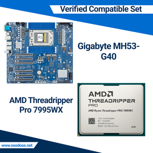 Conjunto AMD Threadripper PRO 7995WX + Gigabyte MH53-G40 - Product Image 1