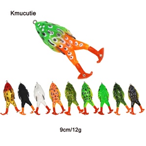 เหยื่อปลอมตกปลาปลอมรูปปลาดุก9ซม. 12กรัมตะขอคู่ทำจากซิลิโคนนิ่ม - Product Image 5