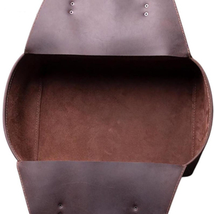 Firewood Leather Wood <b>Log</b> Firewood Storage <b>Fireplace</b> Accessories Wood Tree Holder 100% Real Genuine LLR-0055 - Product Image 5