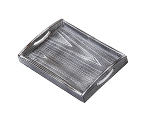 Bandeja de servicio de madera de pino con asas de metal Venta caliente Calidad superior para hoteles Restaurante Cocina Uso Proveedor mayorista - Product Image 5
