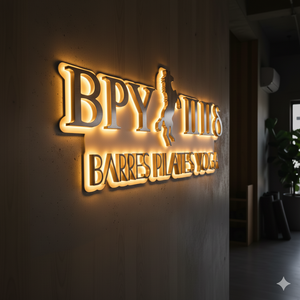 لافتة مخصصة بإضاءة خلفية Led ثلاثية الأبعاد لمتاجر التدخين، حروف مضيئة من الفولاذ والأكريليك، لوحة جدارية بشعار العلامة التجارية للنوادي - Product Image 1