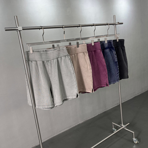 Custom Logo Oversized <b>Baggy</b> Summer <b>Shorts</b> Heavyweight 100 Percent Cotton Acid Wash 430 GSM Streetwear Casual <b>Men</b> <b>Shorts</b> - Product Image 3