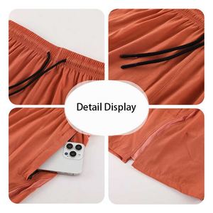 Short d'entraînement mi-long pour homme Couleur unie Séchage rapide Vêtements décontractés Mince Respirant Trois points Basketball Fitness Design - Product Image 4