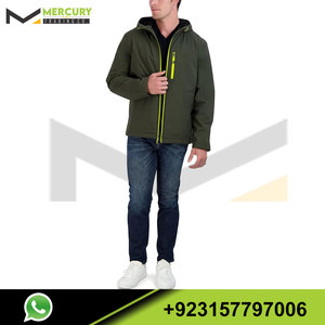Manteau d'hiver imperméable et respirant Polyester Lavage en machine avec capuche amovible Logo personnalisé Vente en gros Manteau d'hiver pour hommes - Product Image 5