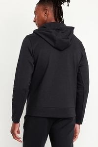 Custom Men Comfort Zip Up Sudadera con capucha de manga larga de cuello alto con capucha Cordón Sudaderas con cremallera para la primavera otoño - Product Image 2