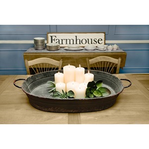 Plateau contemporain en aluminium fait à la main pour la cuisine, pour servir des bonbons ou un style décoratif avec une finition élégante et durable - Product Image 2