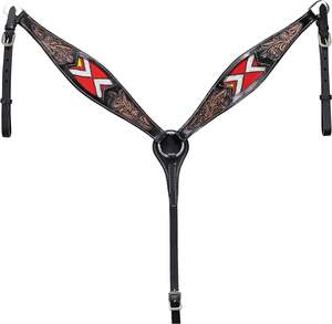 Cabestro y Pechera para Caballo de Cuero Genuino, Cómodos, con Cuentas Personalizadas, Diseños Occidentales Ligeros, Calidad Superior - Product Image 3