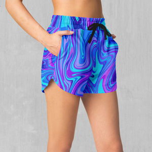 Último diseño 100% algodón pantalones cortos de sublimación de cintura alta para mujer Pantalones cortos casuales de moda con impresión de logotipo personalizado 2025 - Product Image 4