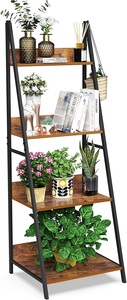 Support de Jardinière en Bois Léger et Durable de Haute Qualité, Écologique, Décoratif Classique, Figurines Créatives, Vase à Fleurs en Fer - Product Image 3