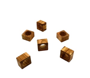 Nouveau moderne meilleure qualité rond de serviette en bois écologique cuisine restaurant maison mariage décor hôtel bureau vaisselle en vrac - Product Image 1