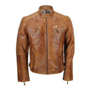 Chaquetas de cuero lisas teñidas y de secado rápido para hombre Chaquetas de cuero para hombre con logotipo personalizado al precio más bajo de venta Chaquetas de cuero para hombre - Product Image 2