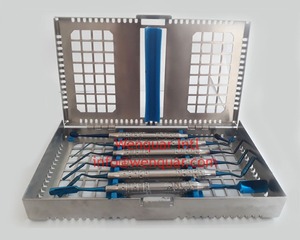 Kit de instrumentos de injerto de hueso Dental Manual de alta calidad de acero inoxidable - Product Image 1