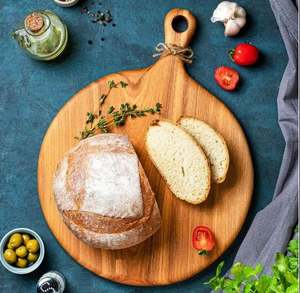 เขียงไม้คลาสสิกขายดีที่ทำจากไม้ที่ยึดได้ผสมผสานอย่างยั่งยืนกับความงามที่ไร้กาลเวลา - Product Image 5