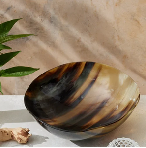 Cuencos de cuerno de búfalo de buey natural indio a la venta por Crafts Galore Auténtico hecho a mano Disponible y todos los colores de diseño - Product Image 1