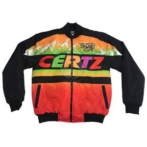 Veste coupe-vent personnalisée en sublimation, veste bomber, veste pour temps humide, taille plus, vestes et manteaux pour hommes, survêtement - Product Image 1