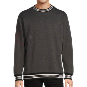 OEM personalizado pesado 100% algodón pulóver cuello redondo sudadera de gran tamaño sin capucha al por mayor para los hombres ropa de invierno - Product Image 5