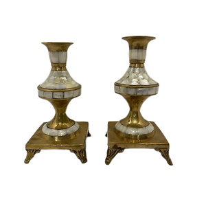 เชิงเทียนประดับมุกรูปพระจันทร์พร้อมเชิงเทียนขนาดพิเศษ - Product Image 5