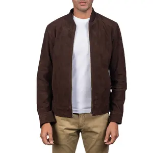 Fully Customized Genuine Cowhide Buffalo Men Leather Jackets Made in Sialkot Pakistan