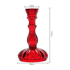 Wholesale <b>Table</b> <b>Top</b> <b>Display</b> <b>Stand</b> New Style Glass Candle Light Jar Holder Colorful Glass and Metal for Decoration - Product Image 4
