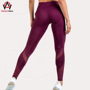 กางเกงโยคะเอวสูงสำหรับผู้หญิงกางเกงเลกกิ้งเล่นกีฬากลางแจ้งมีกระเป๋าข้างเชือกผูกทำจากไนลอนสแปนเด็กซ์ผ้าไหม - Product Image 3