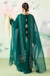 2025 indien pakistanais dames robes dernier élégant Salwar Kameez avec feuille impression pakistanaise designer robes de pelouse pour les femmes - Product Image 4