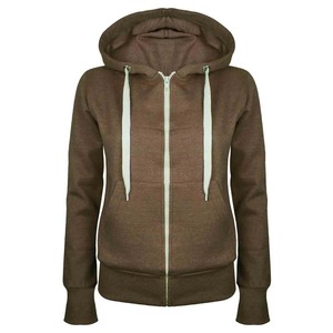 Women <b>Hoodies</b> Casual Solid Color <b>Hoodies</b> Tops Long Sleeve Drawstring <b>Zip</b> Down Sweatshirt With <b>Pocket</b> Lightweight Hooded Tops Fa - Product Image 6