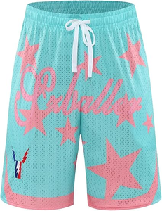 Pantalones cortos holgados transpirables informales para hombre con diseño de logotipo personalizado OEM, pantalones cortos deportivos informales, pantalones cortos de sublimación para playa - Product Image 3