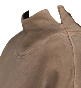 <b>Drop</b> Shoulder Mock Neck Front Customised Printing for Women 100% Cotton Material Lightweight Windproof Quickdry Solid OEM - Product Image 3