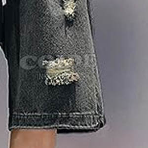 Knee Length Jean <b>Shorts</b> <b>Slim</b> <b>Fit</b> Men Jeans <b>Shorts</b> Customized Custom Logo Men Jeans Jorts Trendy - Product Image 6