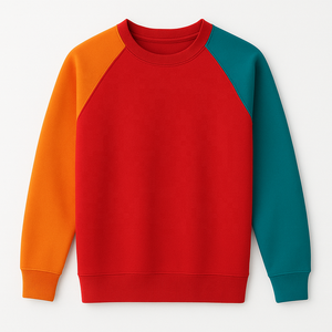 Sudadera con estilo de béisbol de ajuste holgado a la moda, moda informal diaria, 100% algodón, personalizado, de gran tamaño, Retro, liso, teñido, forrado, transpirable - Product Image 2