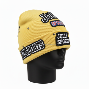 Gorro de Punto Acrílico Premium para Mujer, Tejido Suave y Cálido, Estilo Invernal Elástico con Logotipo Personalizado Bordado, Gorro Jacquard - Product Image 3