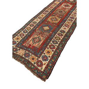 Alfombras de Lana Anudadas a Mano Kiaan Paem-1441 Rojo Naranja Geométricas Abstractas para Entrada de Casa, Pasillo, Rectangulares de 9x12 - Alfombras Jaipur US - Product Image 2