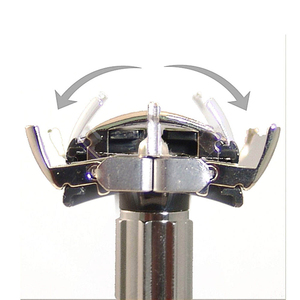 Rasoir de sécurité jetable, manche en acier inoxydable, lame simple en acier inoxydable super résistant, poignée antidérapante pour le bikini/le corps/le visage des hommes - Product Image 4