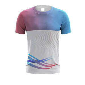 Camiseta Deportiva para Hombre, 100% Poliéster, Ligera, de Secado Rápido, Transpirable, de Malla, Ropa Deportiva Informal, Personalizable, OEM/ODM Disponible - Product Image 1