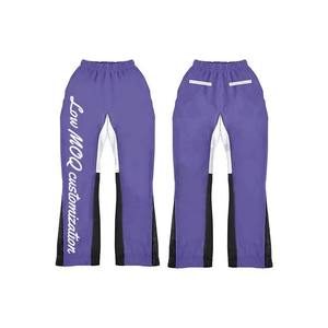 เสื้อมีฮู้ดและกางเกงวิ่งสำหรับผู้ชายกางเกงวิ่งแบบมีซิปหน้าแขนเต็มแบบกำหนดเอง - Product Image 6