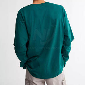 Chemises double couche à bas prix pour quantité minimale de commande chemises de rue pour hommes chemises double couche élégantes à coupe ample pour hommes - Product Image 4