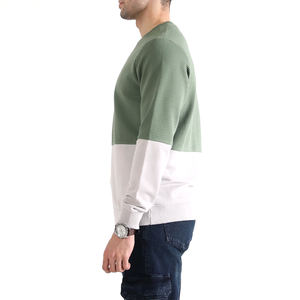 Sweat-shirt à col rond à manches longues pour homme personnalisé universitaire Sweat-shirt polaire d'hiver - Product Image 3