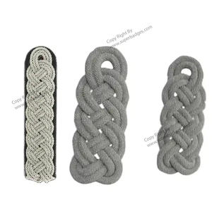 Accesorio de uniforme ceremonial para miembro del personal de la tabla de hombro con cordón metálico dorado y Negro 1872 con acabado recubierto - Product Image 5