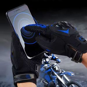 Fabricantes directos de fábrica Personalizar Diseño y color Cuero puro Totalmente personalizable Calidad profesional Guantes de moto - Product Image 4