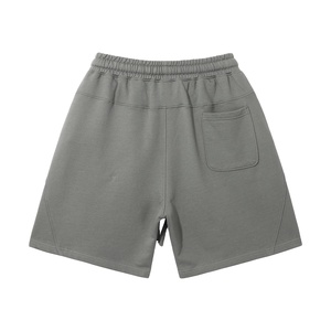 2026 Spring Summer High Street 380G Double Strand Polyester Canvas Breathable <b>Elastic</b> Knitted Casual Loose Drawstring Shorts - Product Image 6