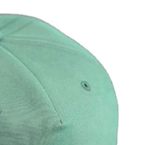 Gorra snapback de 5 paneles de nailon impermeable naranja de alta calidad, hecha a medida y con elegante detalle de cuerda, fabricada en Pakistán. - Product Image 4