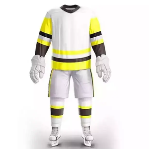 Qualité supérieure Nouveau style de maillots de hockey sur glace Uniforme de vêtements de sport Ensembles de prix de gros Uniforme de hockey sur glace par sublimation - Product Image 6