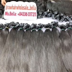 Extensions de cheveux bruts vietnamiens de haute qualité à double trame Prix de gros de style droit de l'usine VQHair - Product Image 6