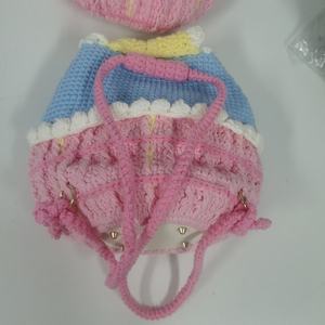 Sac à dos populaire pour femme, fait main au crochet, modèle 2026, sac à bandoulière mignon en forme de cœur - Product Image 6