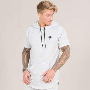 100% Cotton <b>Men's</b> Pullover <b>Hoodie</b> Quick Dry Breathable Regular Fit Eco-Friendly Pocket Custom Front Logo Heat-Transfer Printed - Product Image 1