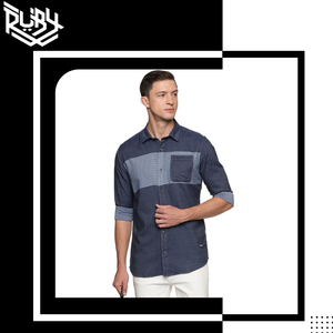 Quality Assured <b>Men's</b> Full Sleeve Cotton T-<b>Shirts</b> <b>Satin</b> Fabric Breathable Eco-Friendly Anti-Wrinkle Casual Style Indian - Product Image 4