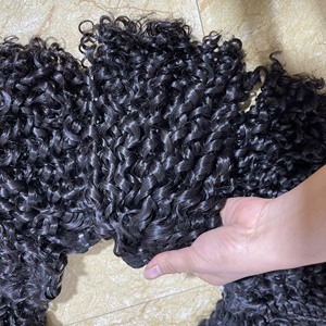 Prix d'usine, vendeur de cheveux bouclés cambodgiens, cheveux humains bouclés profonds non traités, cheveux vierges bouclés birmans bruts pour femmes - Product Image 6